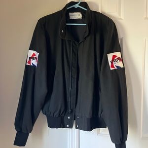Michael Jackson bad tour Black Bomber Jacket with Pepsi Patches